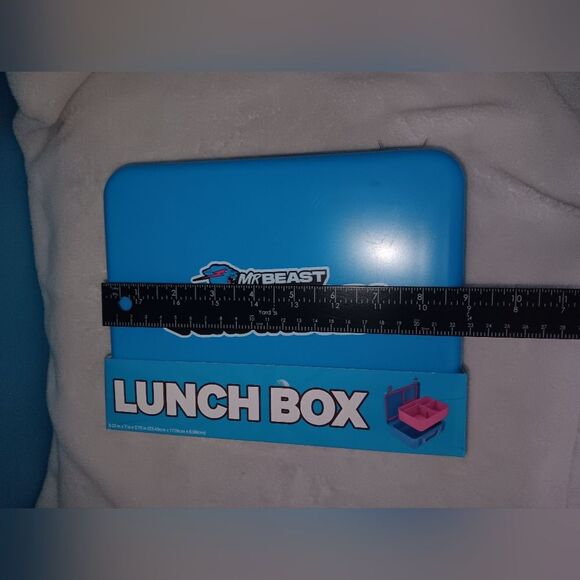 NWOT Mr. Beast Blue Lunch Box Unisex - Picture 5 of 7